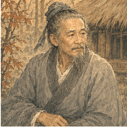 杜甫人物头像