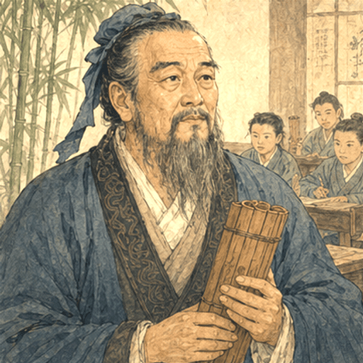 孔子人物头像