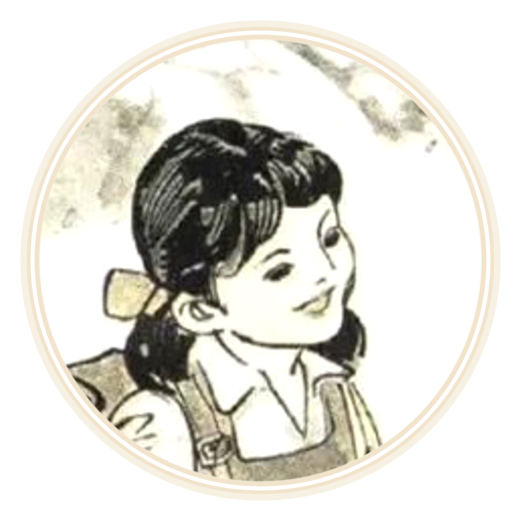问路女孩经典英语课本怀旧头像