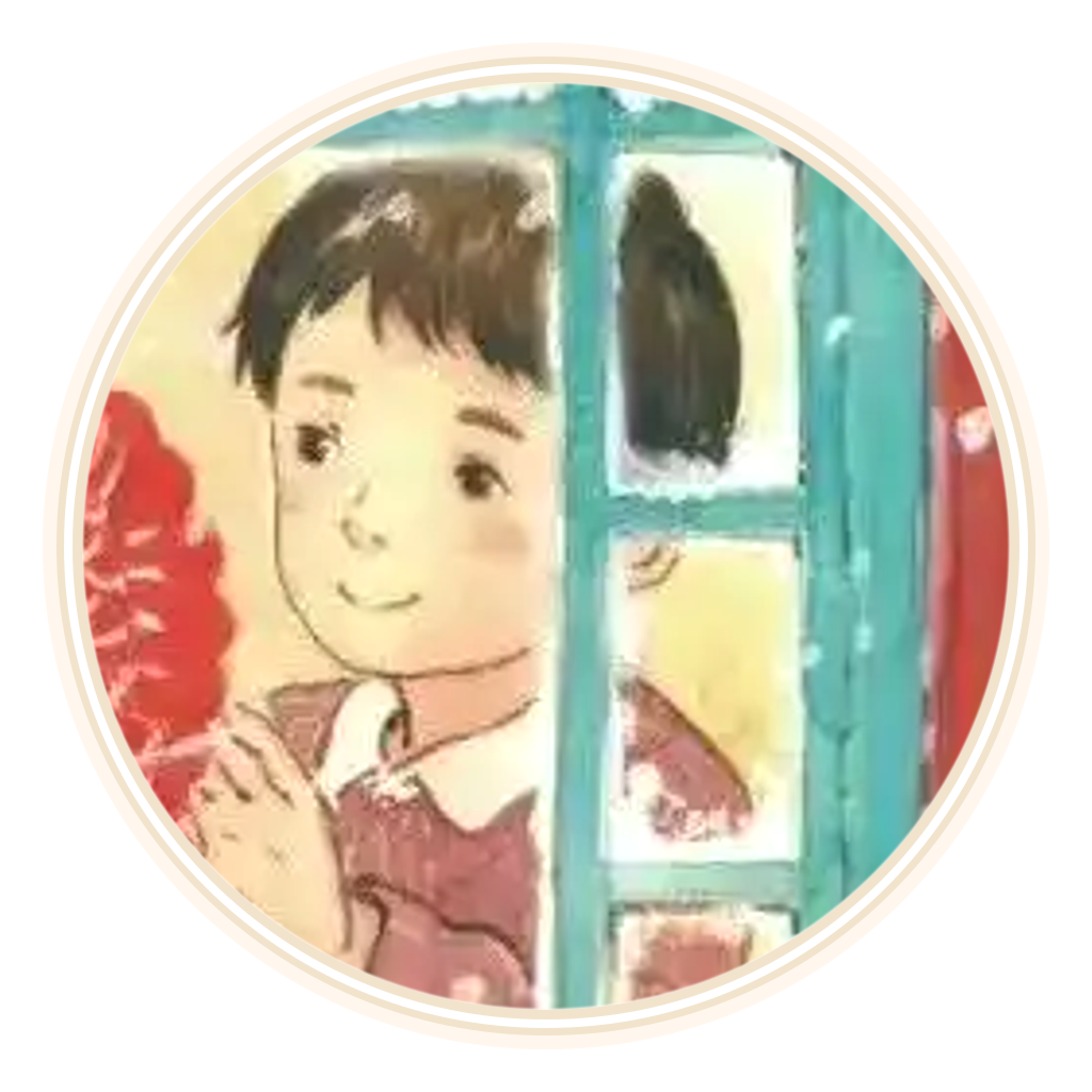 五年级语文封面窗花男孩怀旧头像