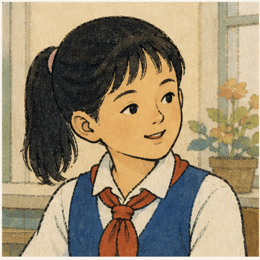 韩梅梅课本怀旧头像
